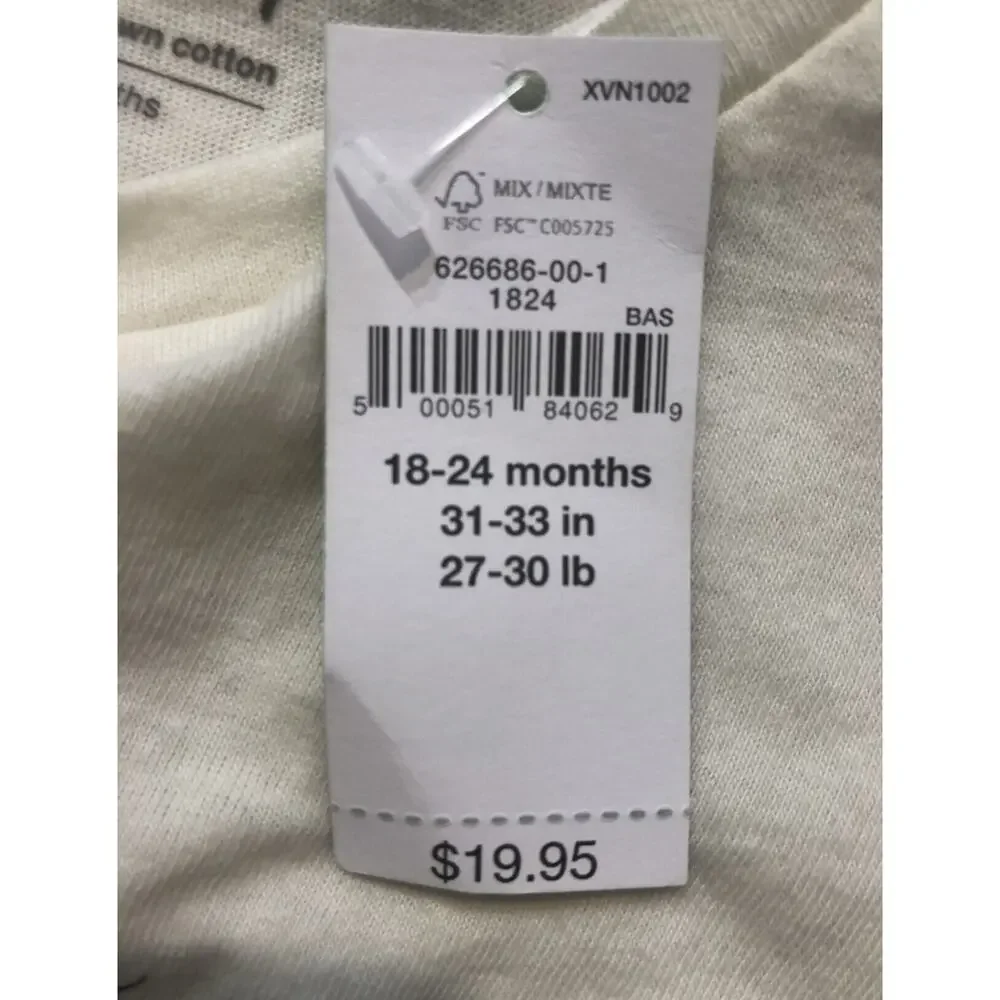 NWT Gap Organic Minnie Mouse Tee, 18-24 Months